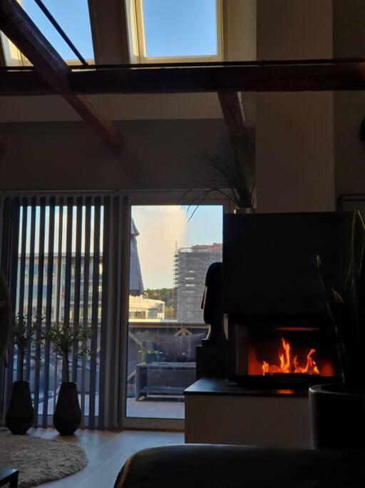 Modern Loftsleilighet Fredrikstad Kültér fotó