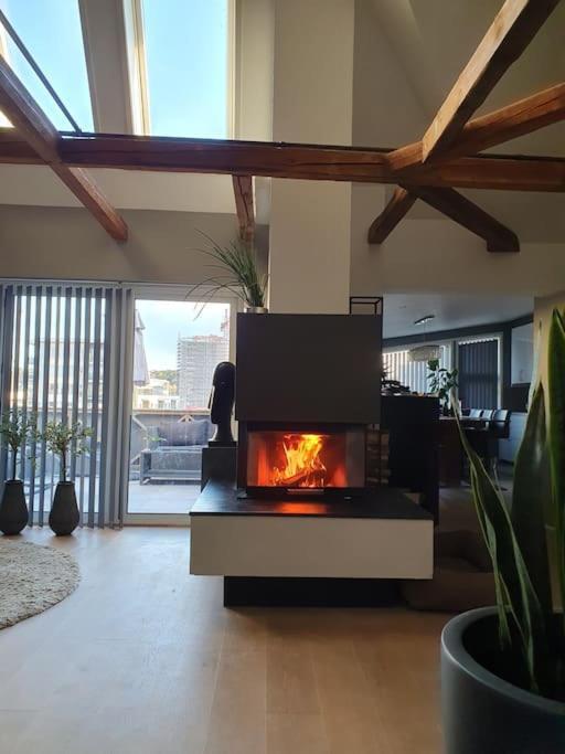 Modern Loftsleilighet Fredrikstad Kültér fotó